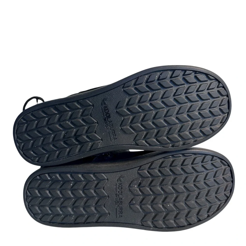 Koolaburra by UGG Shazi Short Tie Black Sheepskin Winter Boots